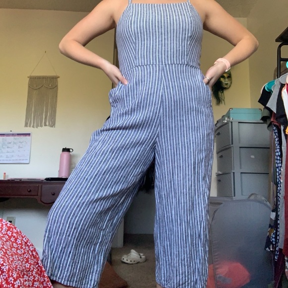 Linen Cami Jumpsuit - Picture 3 of 4